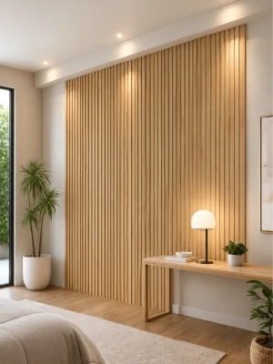 Premium klases akustiskais sienas panelis OAK NATURAL IMPERIAL, 2800 × 600 × 21 mm